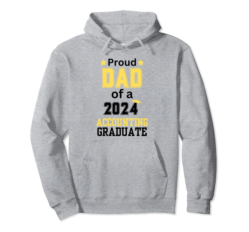 Proud Dad Class 2024 Accounting Hoodie - Aesthetic Graphic for Adults - T-Shirt, Sweatshirt, Hoodie