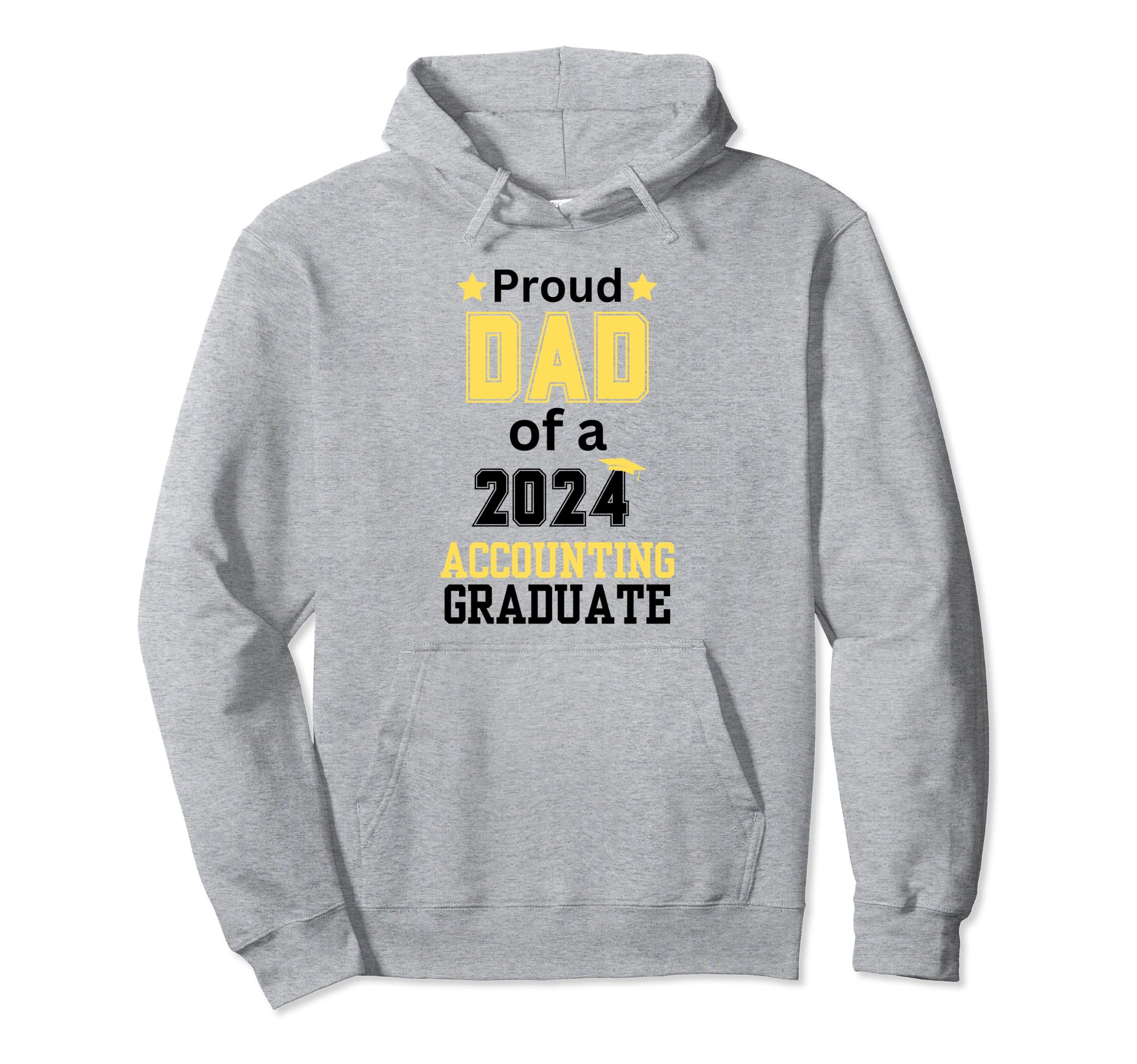 Proud Dad Class 2024 Accounting Hoodie - Aesthetic Graphic for Adults - T-Shirt, Sweatshirt, Hoodie