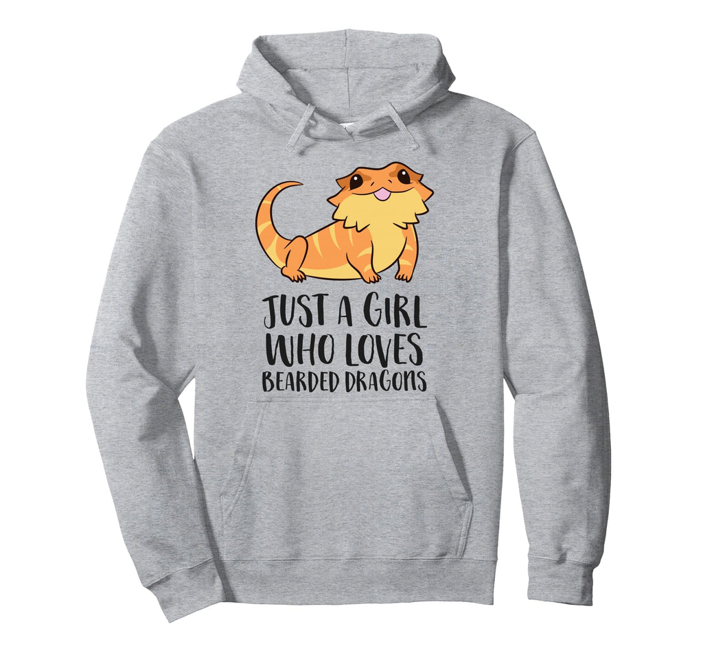 Just Who Loves Bearded Dragons Hoodie - Unique Graphic Unisex - T-Shirt, Sweatshirt, Hoodie
