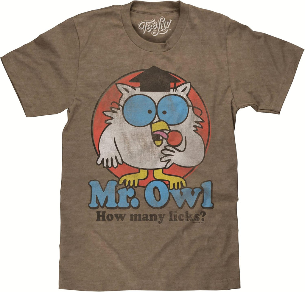 Men's Mr Owl How Many Licks Vintage Tootsie Pop - Adult & Kids T-Shirts, Sweatshirts & Hoodies apparel design preview 1
