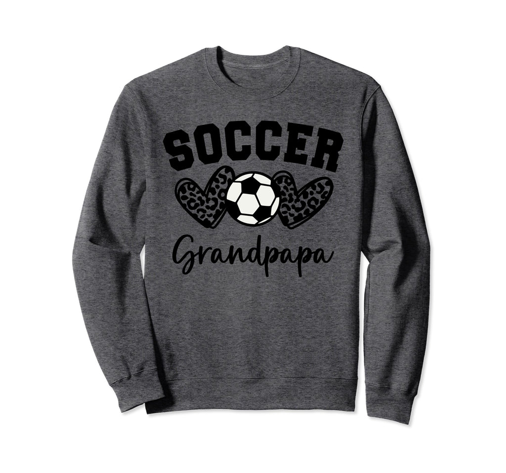 Soccer Grandpapa Matching Family Sweatshirt - Custom Art Print Men Women - T-Shirt, Sweatshirt, Hoodie