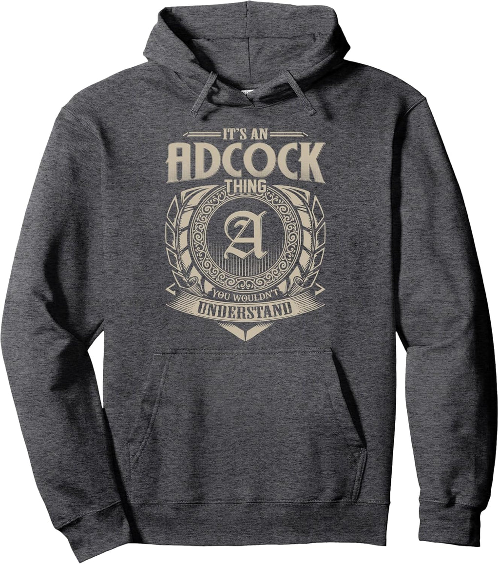 Vintage Classic ADCOCK Family Apparels - Adult & Kids T-Shirts, Sweatshirts & Hoodies apparel design preview 1