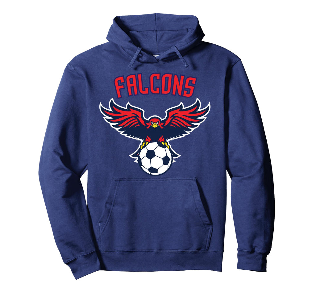 Falcons Soccer Hoodie - Novelty Apparel Unisex - T-Shirt, Sweatshirt, Hoodie