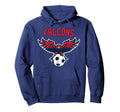 Falcons Soccer Hoodie - Novelty Apparel Unisex - T-Shirt, Sweatshirt, Hoodie