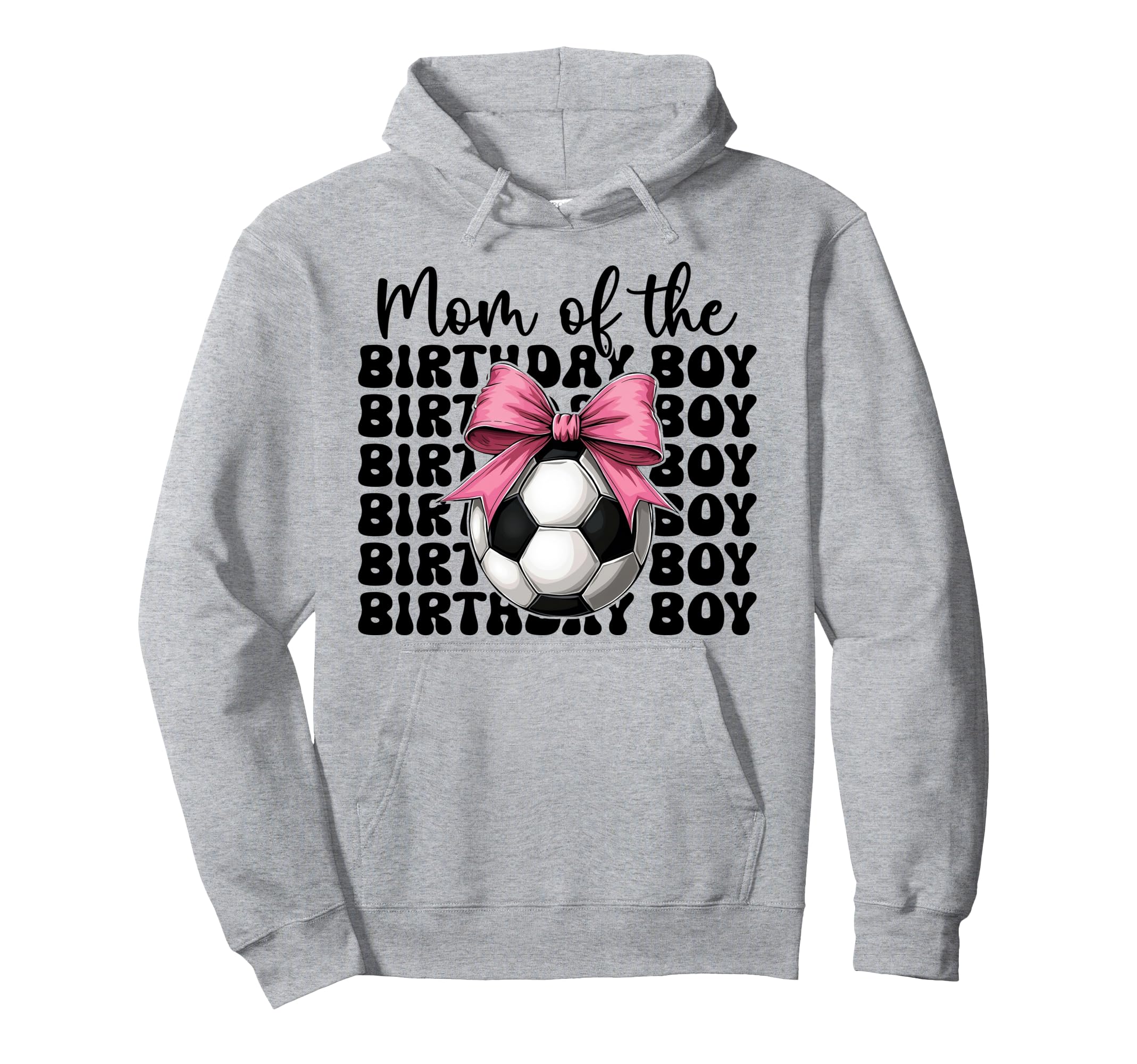 Soccer Mom Soccer Mama Coquette Bow Mom Hoodie - Graphic Print Men Women - T-Shirt, Sweatshirt, Hoodie