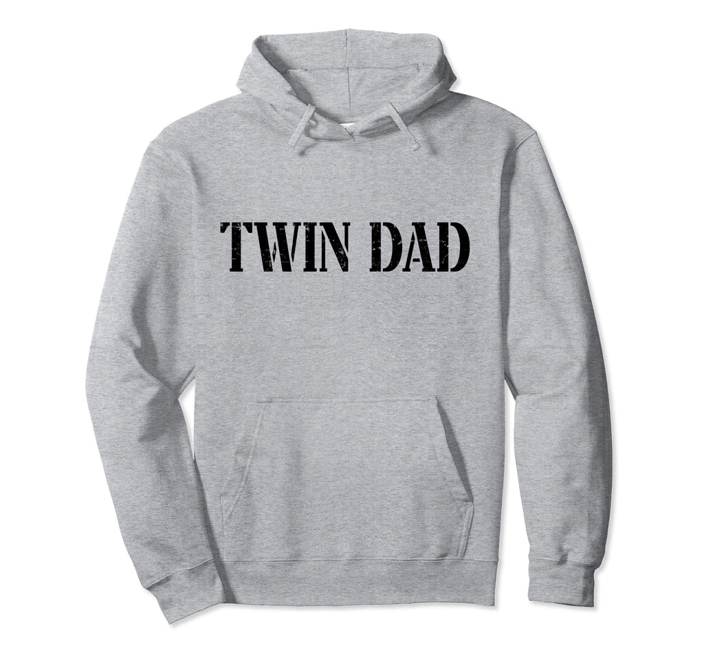 Twin Dad Fathers Day Father Twins Hoodie - Fun Novelty Design Men Women - T-Shirt, Sweatshirt, Hoodie