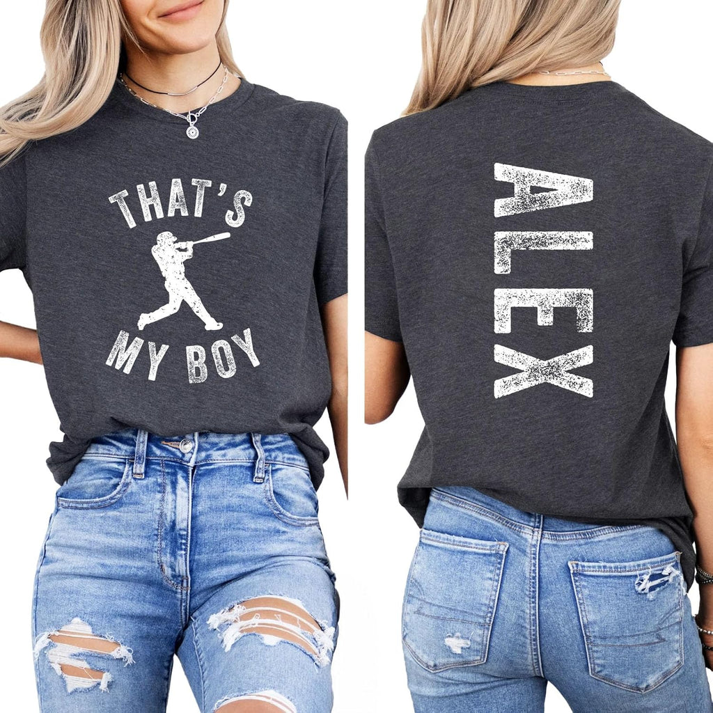 Personalized Baseball Mom for Women, Custom Mothers - Adult & Kids T-Shirts, Sweatshirts & Hoodies apparel design preview 1