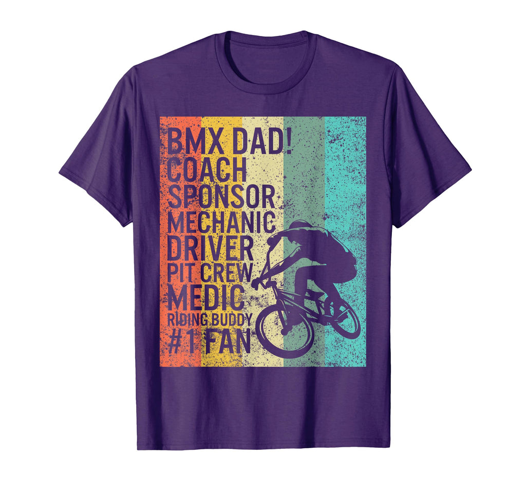 Bmx Dad Coach Medic Riding Buddy 1 Fan T-Shirt - Custom Art Print Unisex - T-Shirt, Sweatshirt, Hoodie
