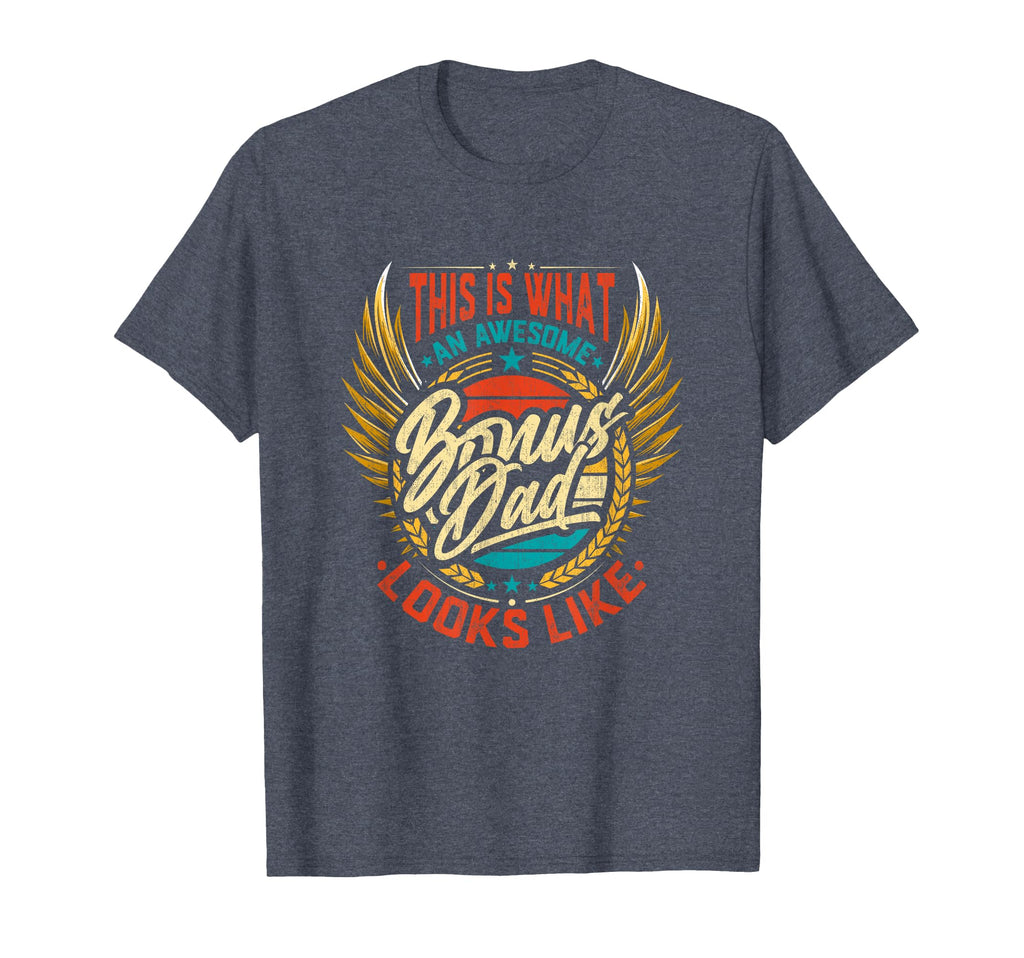This Is What Awesome Bonus Dad T-Shirt - Fun Novelty Design for Adults - T-Shirt, Sweatshirt, Hoodie