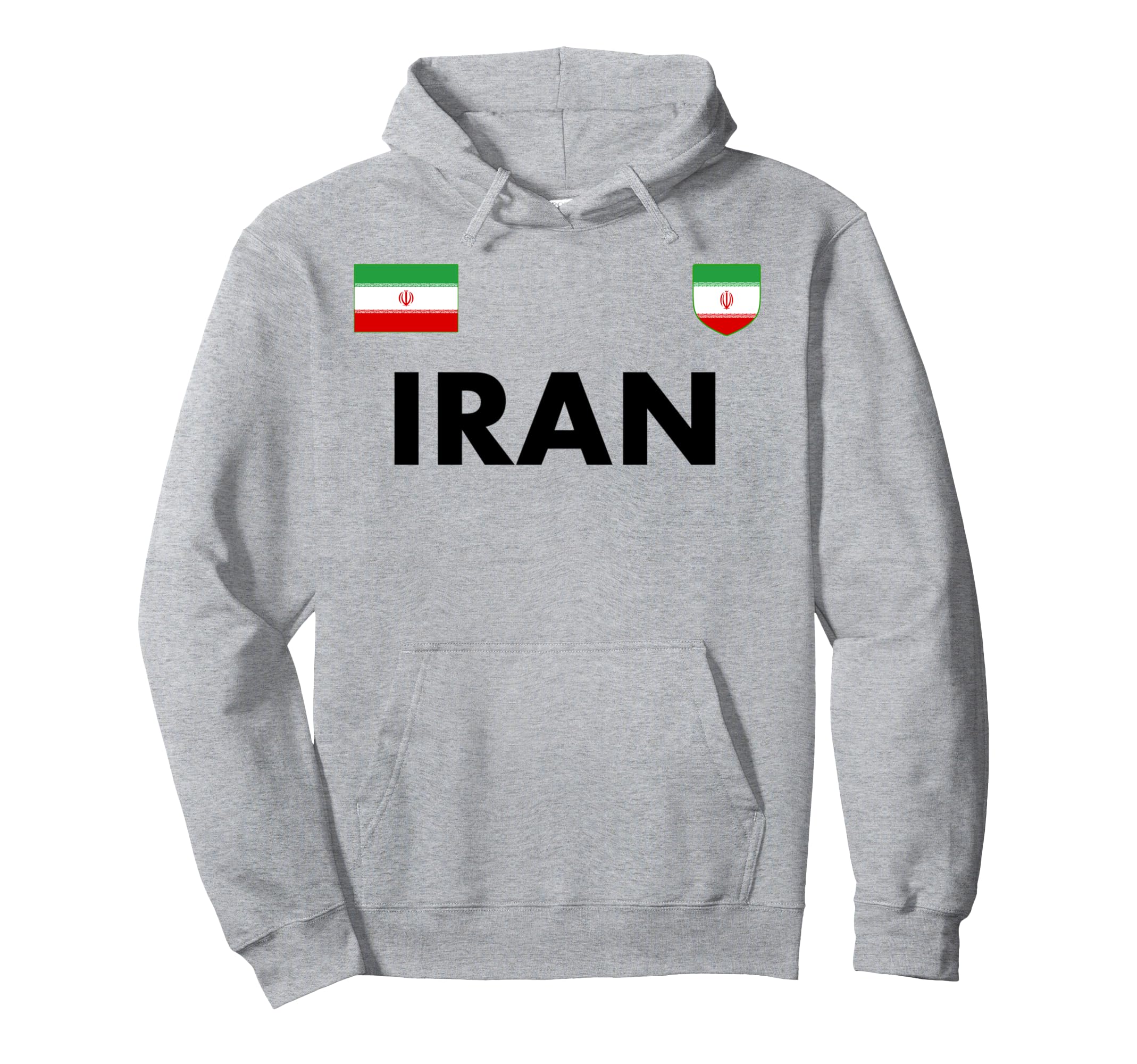 Iran Football Soccer Jersey Ball Hoodie - Casual Everyday Wear Unisex - T-Shirt, Sweatshirt, Hoodie