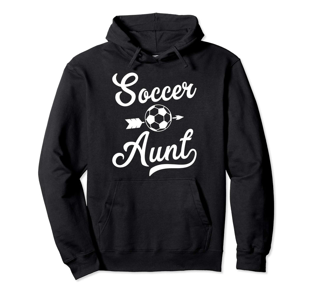 Soccer Aunt Sports Family Sister Gift Hoodie - Minimalist Print Unisex - T-Shirt, Sweatshirt, Hoodie