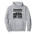 Trucker Driving Dad Trucker Father Truck Hoodie - Novelty Apparel Unisex - T-Shirt, Sweatshirt, Hoodie