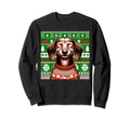 Ugly Dachshund Face Sweatshirt - Unique Graphic Unisex - T-Shirt, Sweatshirt, Hoodie