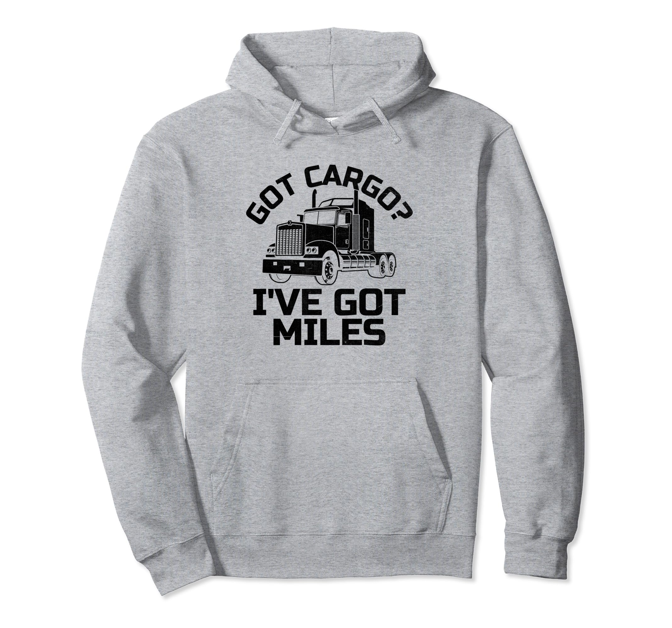 Trucker Driving Dad Trucker Father Hoodie - Fun Novelty Design for Adults - T-Shirt, Sweatshirt, Hoodie