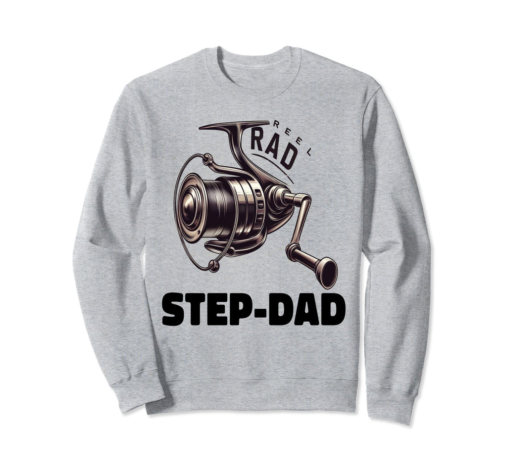 Fishing Fathers Day Present Reel Sweatshirt - Minimalist Print for Adults - T-Shirt, Sweatshirt, Hoodie