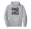 Dad Outnumbered Dads Father Funny Hoodie - Custom Art Print Men Women - T-Shirt, Sweatshirt, Hoodie