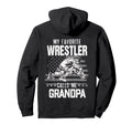 Wrestling My Favorite Wrestler Calls Me Hoodie - Minimalist Print Unisex - T-Shirt, Sweatshirt, Hoodie