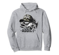 Bass Fish Dad Papa Camo Trucker Hat Hoodie - Aesthetic Graphic for Adults - T-Shirt, Sweatshirt, Hoodie