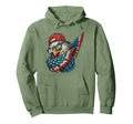 Dabbing American Eagle Patriotic Hoodie - Aesthetic Graphic Men Women - T-Shirt, Sweatshirt, Hoodie