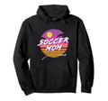 Soccer Mom 80S Vibe Hoodie - Aesthetic Graphic Men Women - T-Shirt, Sweatshirt, Hoodie