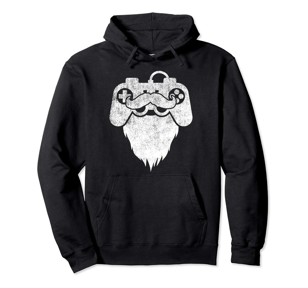 Bearded Gamer Beard Dad Gaming Video Hoodie - Casual Everyday Wear Unisex - T-Shirt, Sweatshirt, Hoodie
