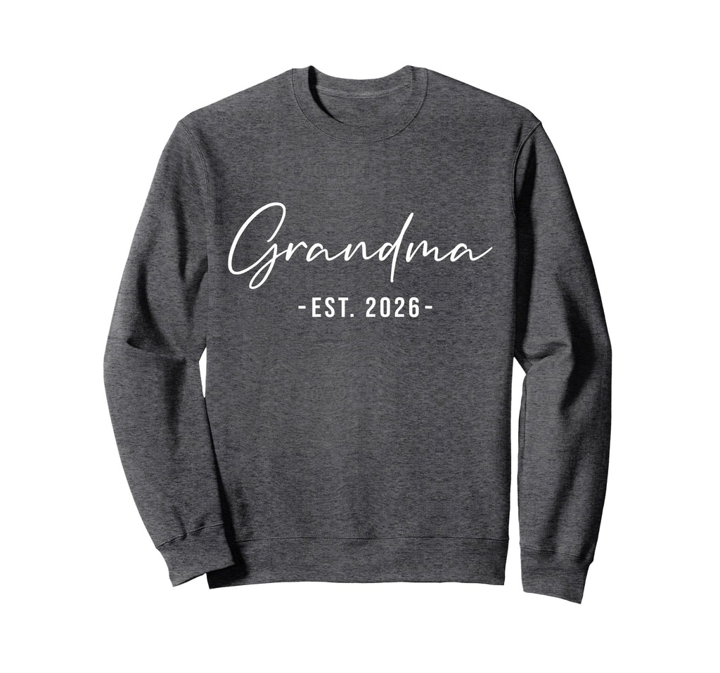 Grandma Est 2026 Promoted To Grandma Sweatshirt - Minimalist Print Unisex - T-Shirt, Sweatshirt, Hoodie