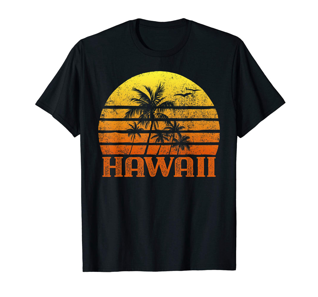 Beach Vacation Hawaii Hi Sunset T-Shirt - Minimalist Print for Adults - T-Shirt, Sweatshirt, Hoodie