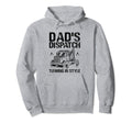 Dads Dispatch Towing Tow Truck Driver Hoodie - Casual Everyday Wear Unisex - T-Shirt, Sweatshirt, Hoodie