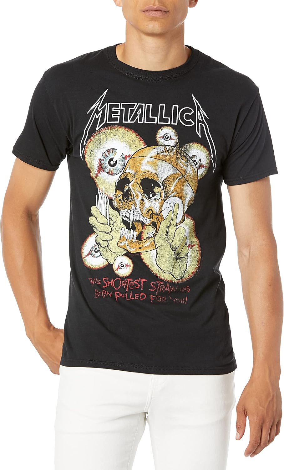 Men's Metallica Vintage Shortest Straw - Adult & Kids T-Shirts, Sweatshirts & Hoodies apparel design preview 1