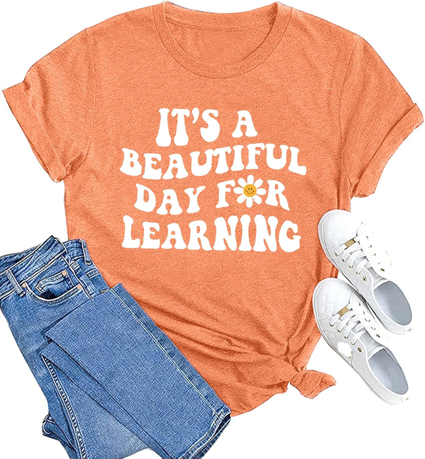 Women Teacher Life Gift Short Sleeve It s a Beautiful - Adult & Kids T-Shirts, Sweatshirts & Hoodies apparel design preview 1