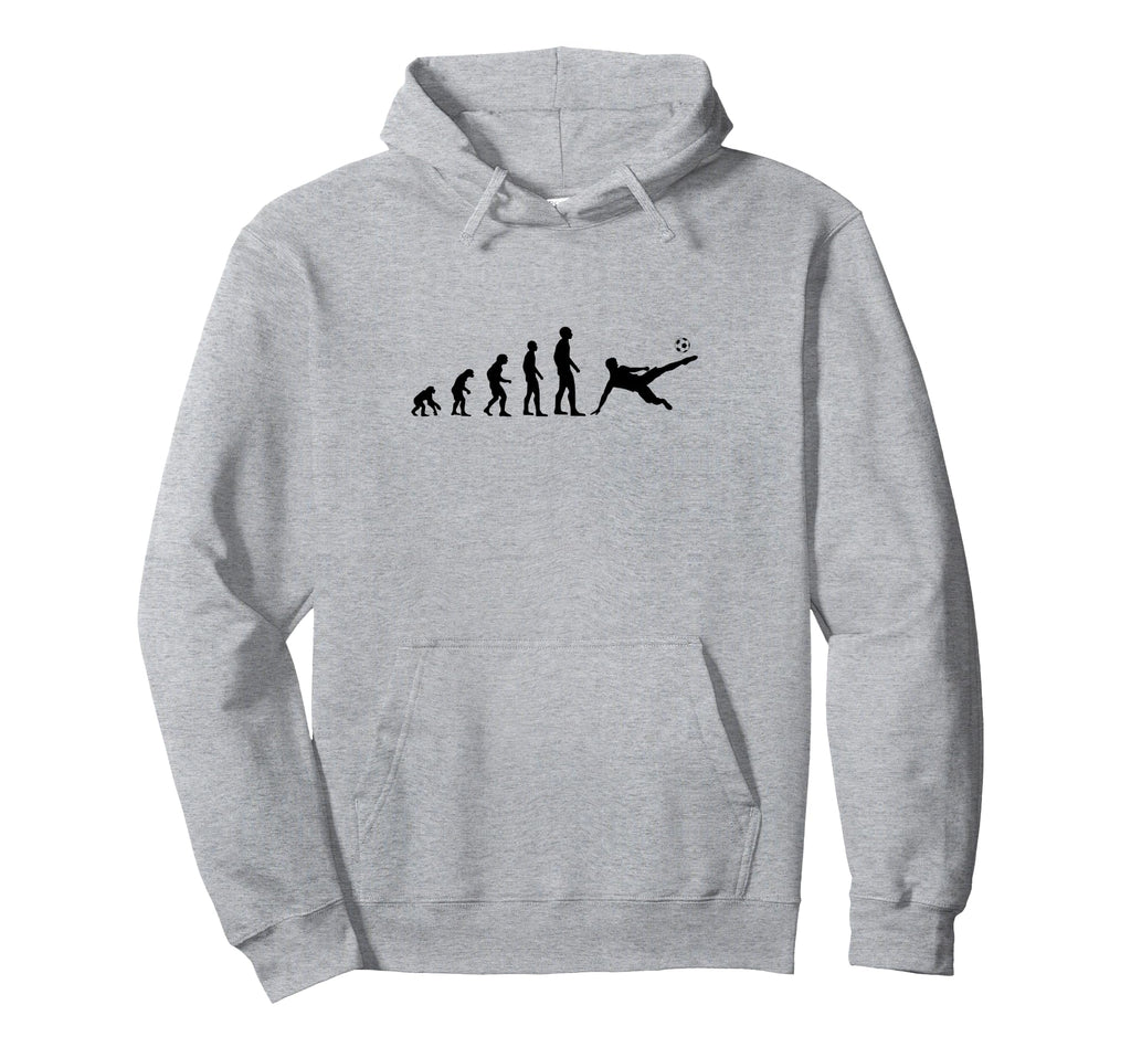 Evolution Football Funny Gift Soccer Hoodie - Graphic Print for Adults - T-Shirt, Sweatshirt, Hoodie