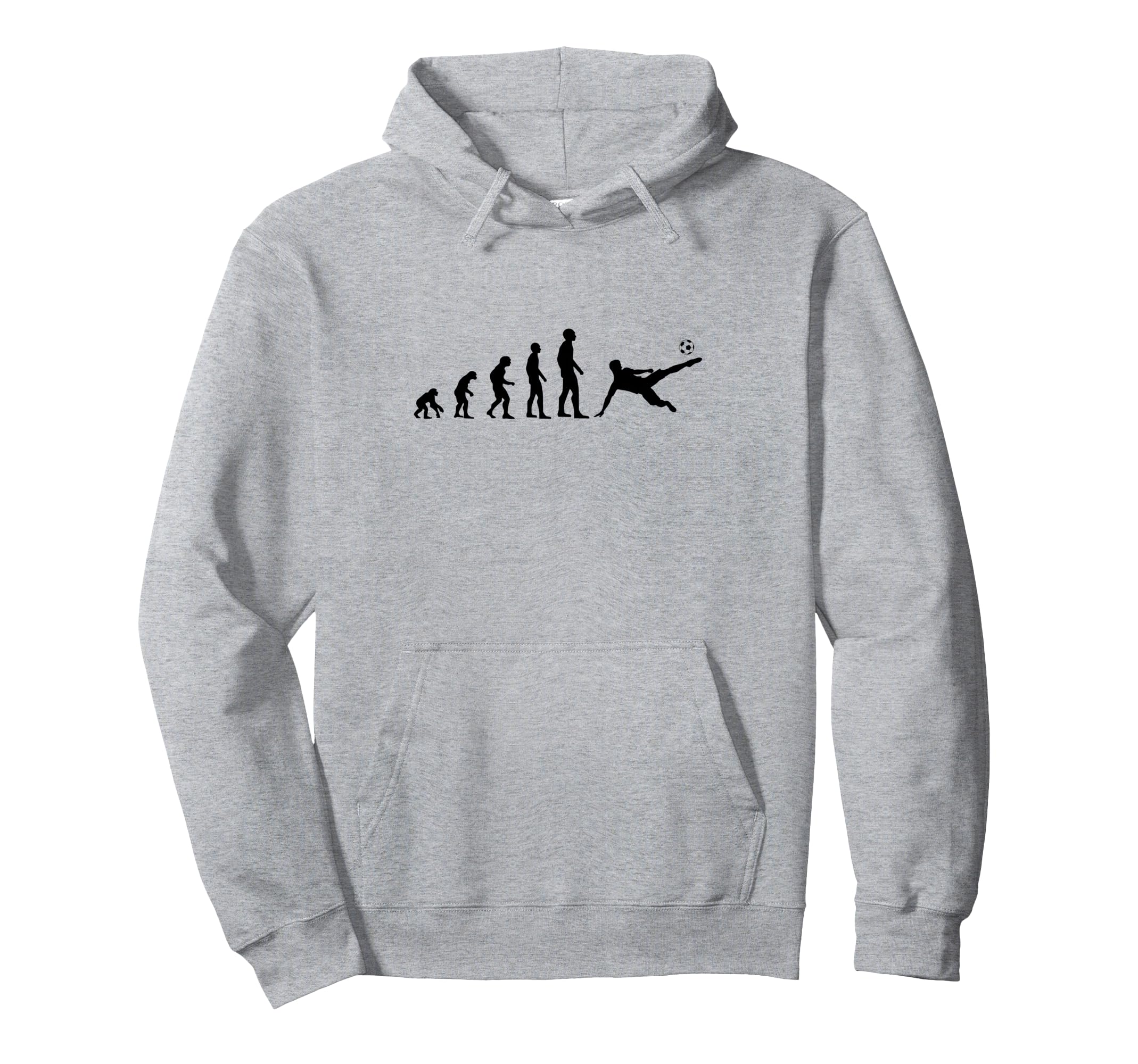Evolution Football Funny Gift Soccer Hoodie - Graphic Print for Adults - T-Shirt, Sweatshirt, Hoodie
