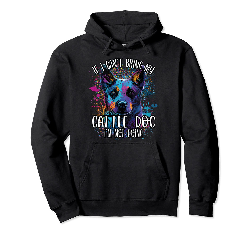 Colorful Splash Art Australian Cattle Hoodie - Casual Everyday Wear Unisex - T-Shirt, Sweatshirt, Hoodie