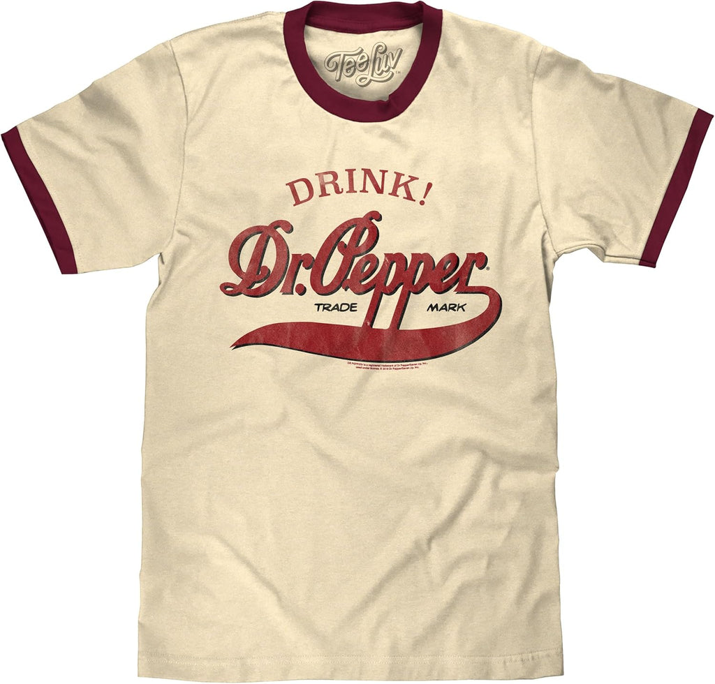 Men's Retro Drink Dr Pepper Ringer - Adult & Kids T-Shirts, Sweatshirts & Hoodies apparel design preview 1