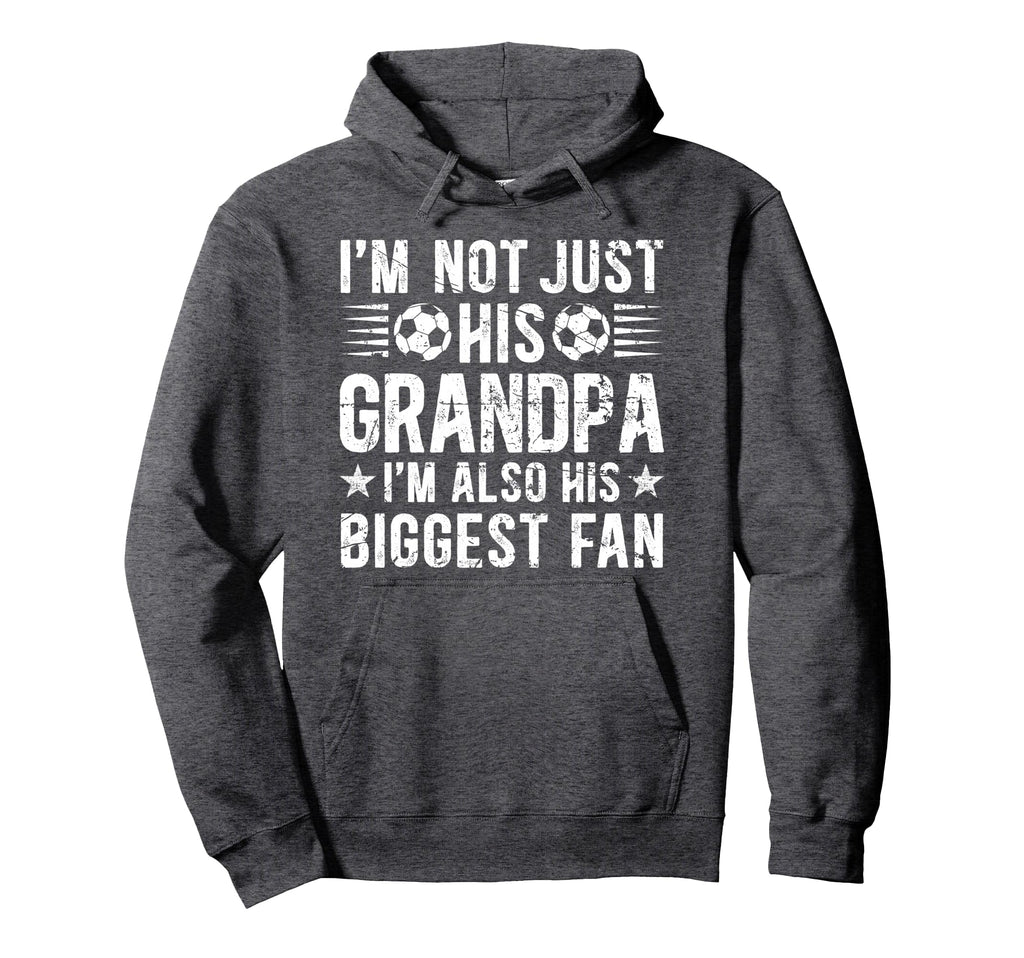 Biggest Fan Soccer Grandpa Soccer Player Hoodie - Graphic Print Men Women - T-Shirt, Sweatshirt, Hoodie