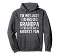 Biggest Fan Soccer Grandpa Soccer Player Hoodie - Graphic Print Men Women - T-Shirt, Sweatshirt, Hoodie