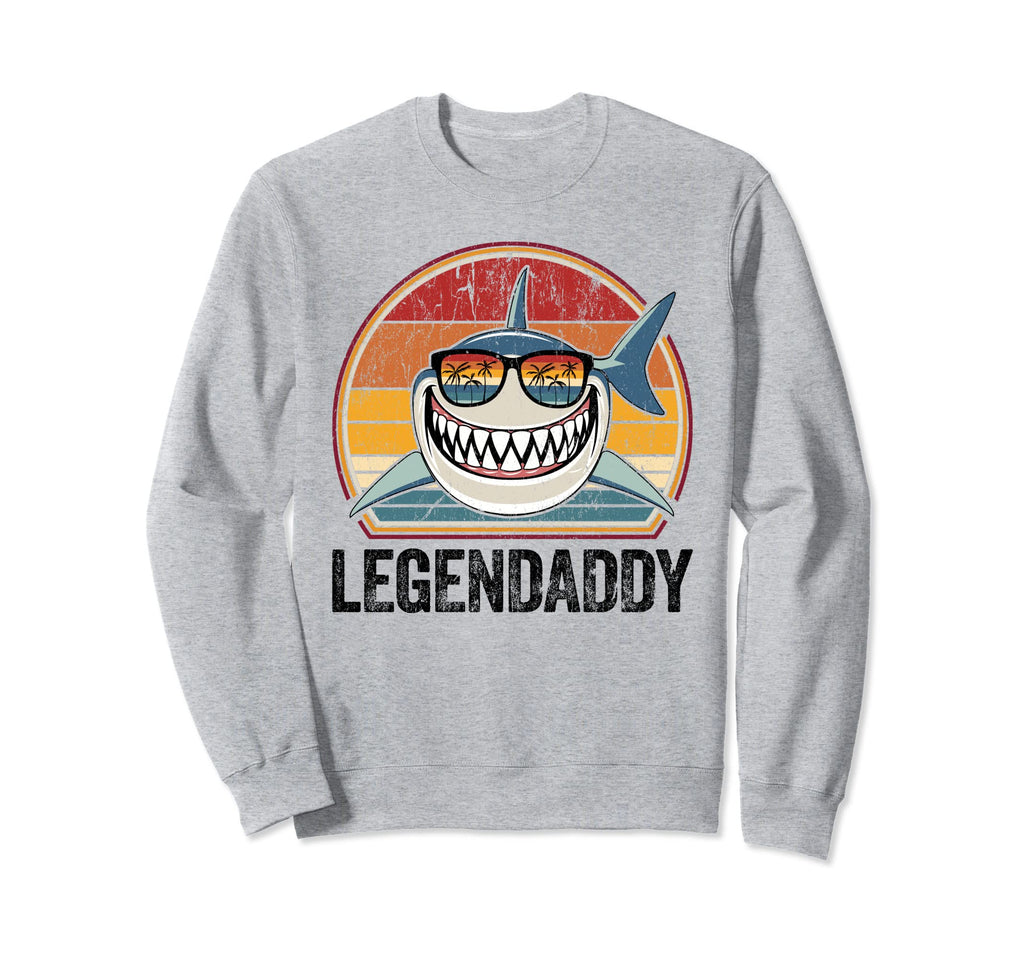 Funny Shark Legendaddy Dad Gifts Daddy Sweatshirt - Custom Art Print Unisex - T-Shirt, Sweatshirt, Hoodie