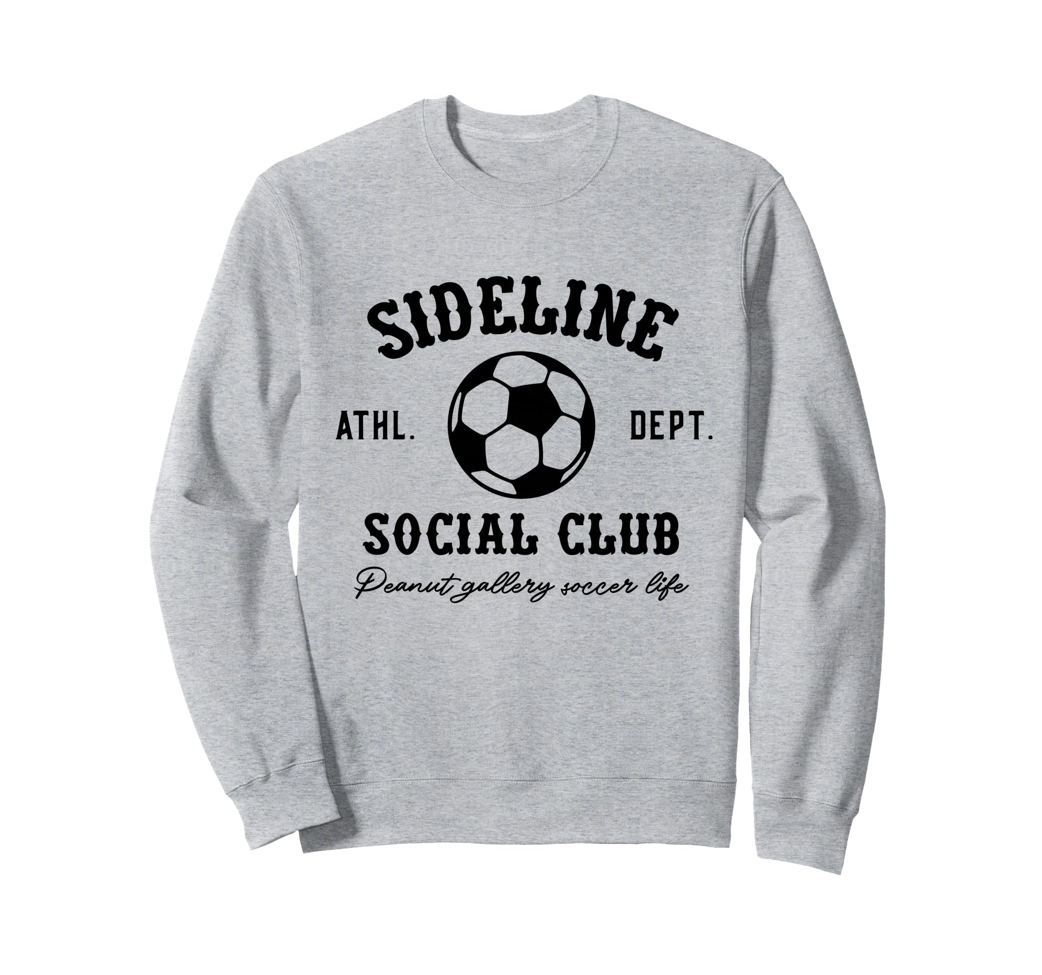 Sideline Social Club Soccer Matching Sweatshirt - Graphic Print Unisex - T-Shirt, Sweatshirt, Hoodie