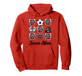 Soccer Mimi Bow Soccer Mom Mommy Mothers Hoodie - Custom Art Print Unisex - T-Shirt, Sweatshirt, Hoodie