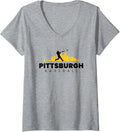 Women's Pittsburgh Baseball Vintage Minimalist Retro - Adult & Kids T-Shirts, Sweatshirts & Hoodies apparel design preview 1