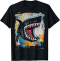 Pop Art Style Shark 90s Men's Graffiti - Adult & Kids T-Shirts, Sweatshirts & Hoodies apparel design preview 1