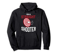 Im Straight Shooter Expecting Dad Hoodie - Minimalist Print for Adults - T-Shirt, Sweatshirt, Hoodie