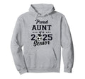Senior Aunt Soccer Class 2025 Hoodie - Aesthetic Graphic for Adults - T-Shirt, Sweatshirt, Hoodie