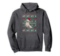 Ugly Seal Wearing Santa Hat Pajama Hoodie - Custom Art Print Men Women - T-Shirt, Sweatshirt, Hoodie