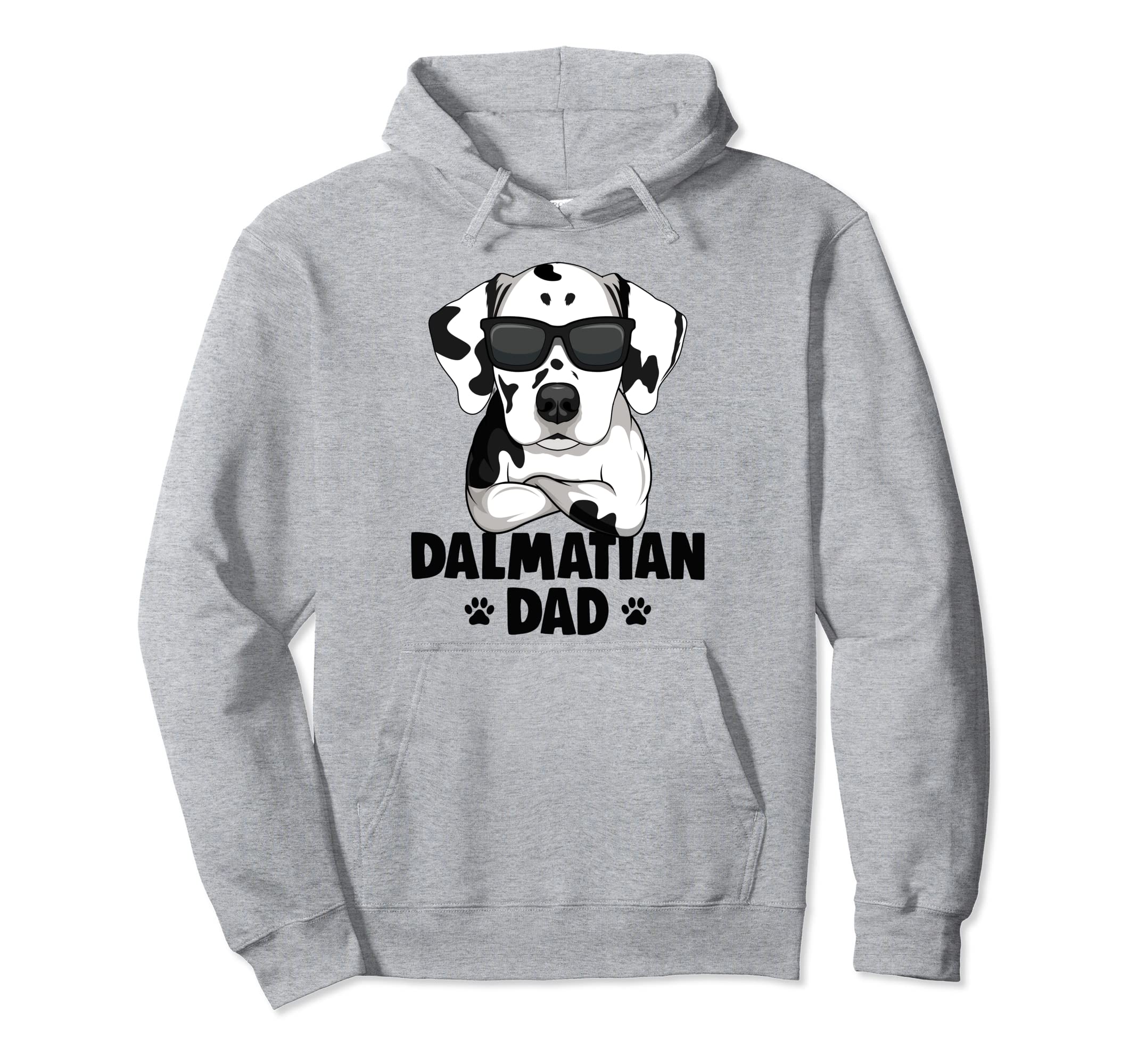 Dalmatian Dog Dad Hoodie - Casual Everyday Wear Unisex - T-Shirt, Sweatshirt, Hoodie