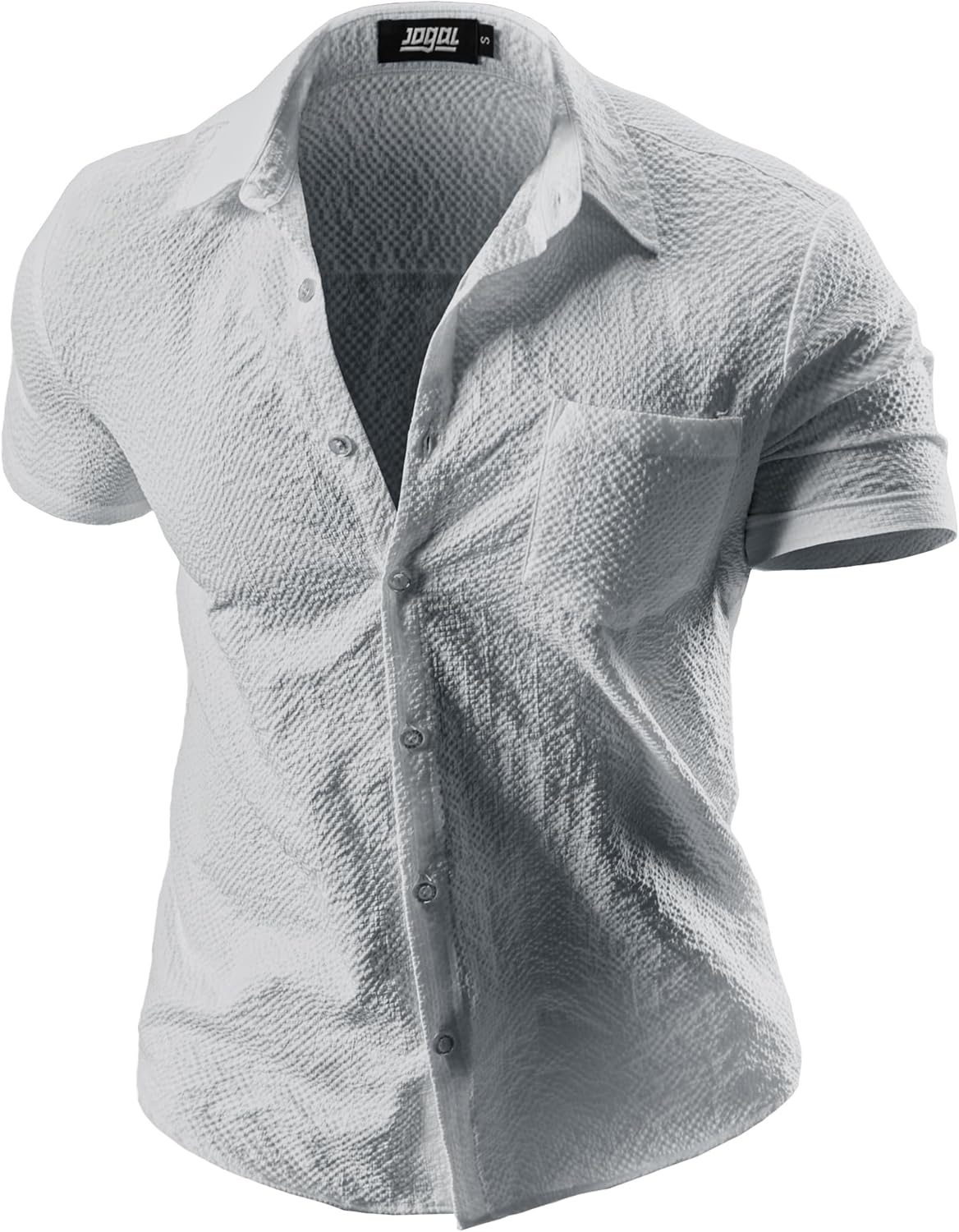 Men's Button Down Short Sleeve Casual Textured Summer - Adult & Kids T-Shirts, Sweatshirts & Hoodies apparel design preview 1