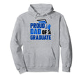 Proud Dad Graduate Team Graduating Hoodie - Fun Novelty Design for Adults - T-Shirt, Sweatshirt, Hoodie