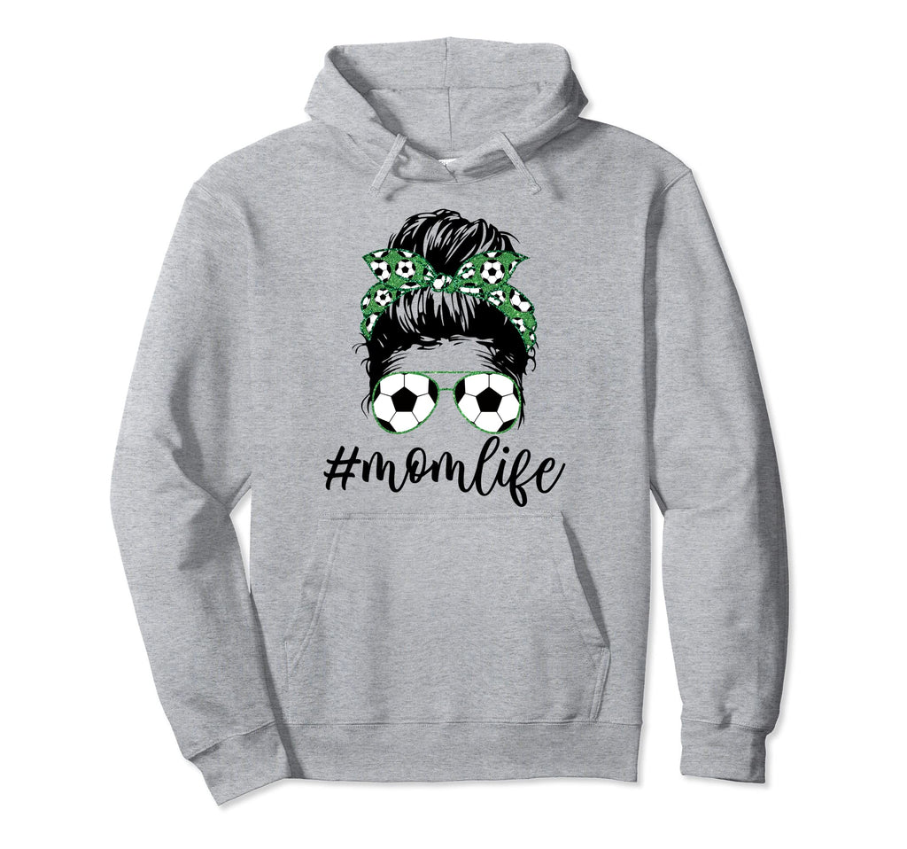 Mom Life Soccer Lover Mothers Day Messy Hoodie - Unique Graphic for Adults - T-Shirt, Sweatshirt, Hoodie