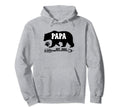 Pregnancy Announcement Papa Grandpa Bear Hoodie - Custom Art Print Unisex - T-Shirt, Sweatshirt, Hoodie