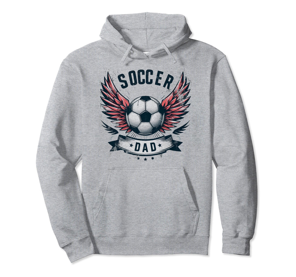 Soccer Dad Family Matching Dad Hoodie - Casual Everyday Wear for Adults - T-Shirt, Sweatshirt, Hoodie